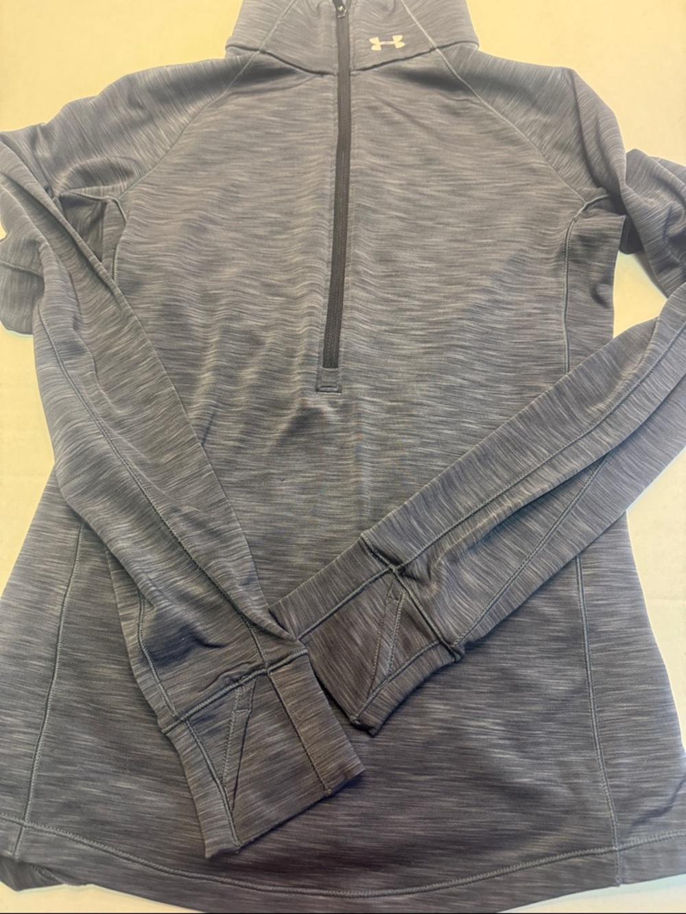 Under Armour Charcoal Heather 1/4 Zip Performance Pullover